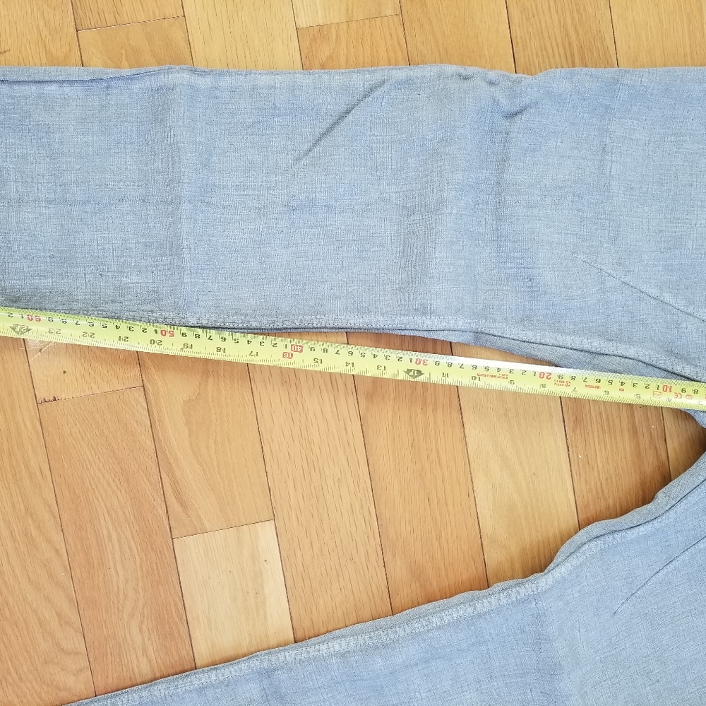Avant Toi Grey Linen Pants - Picture 5 of 8